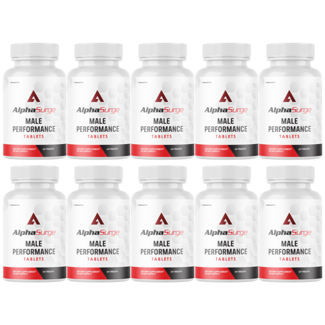 Alpha Surge for Men AlphaSurge Performance Male Support - 10 Bottles