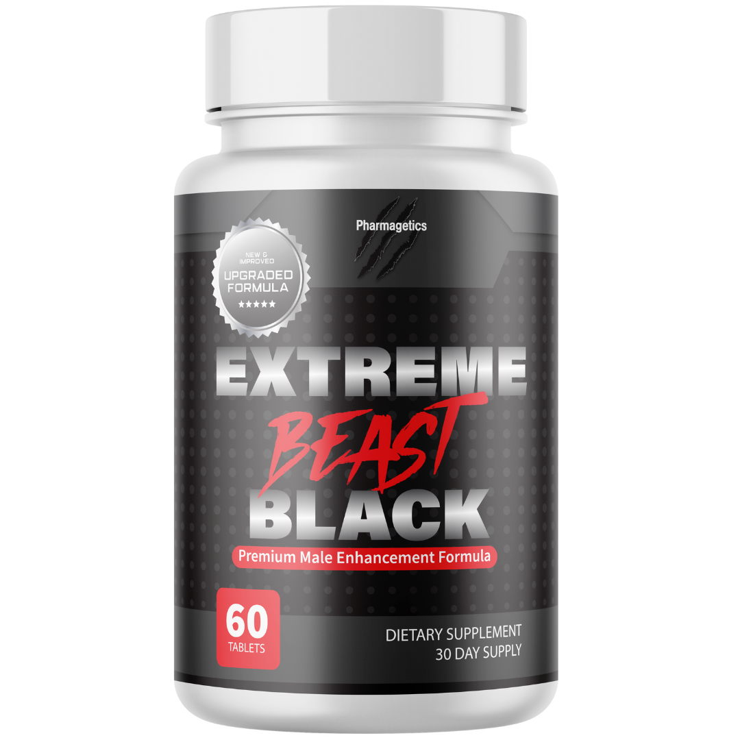 Extreme Beast Black Tablets Male Enhancement Formula Supplement - 60 Tablets