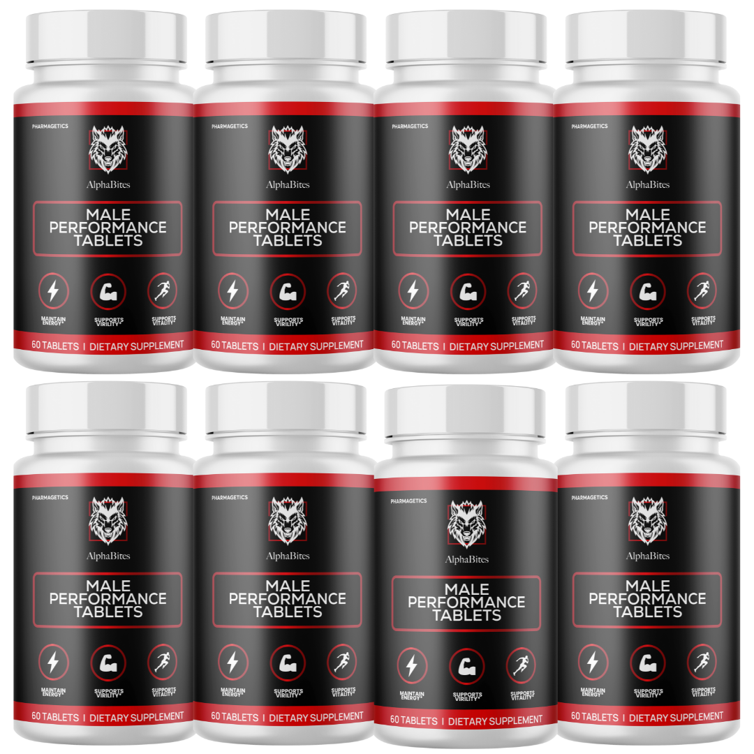 Alpha Bites - Male Enhancement Formula - 8 Bottles