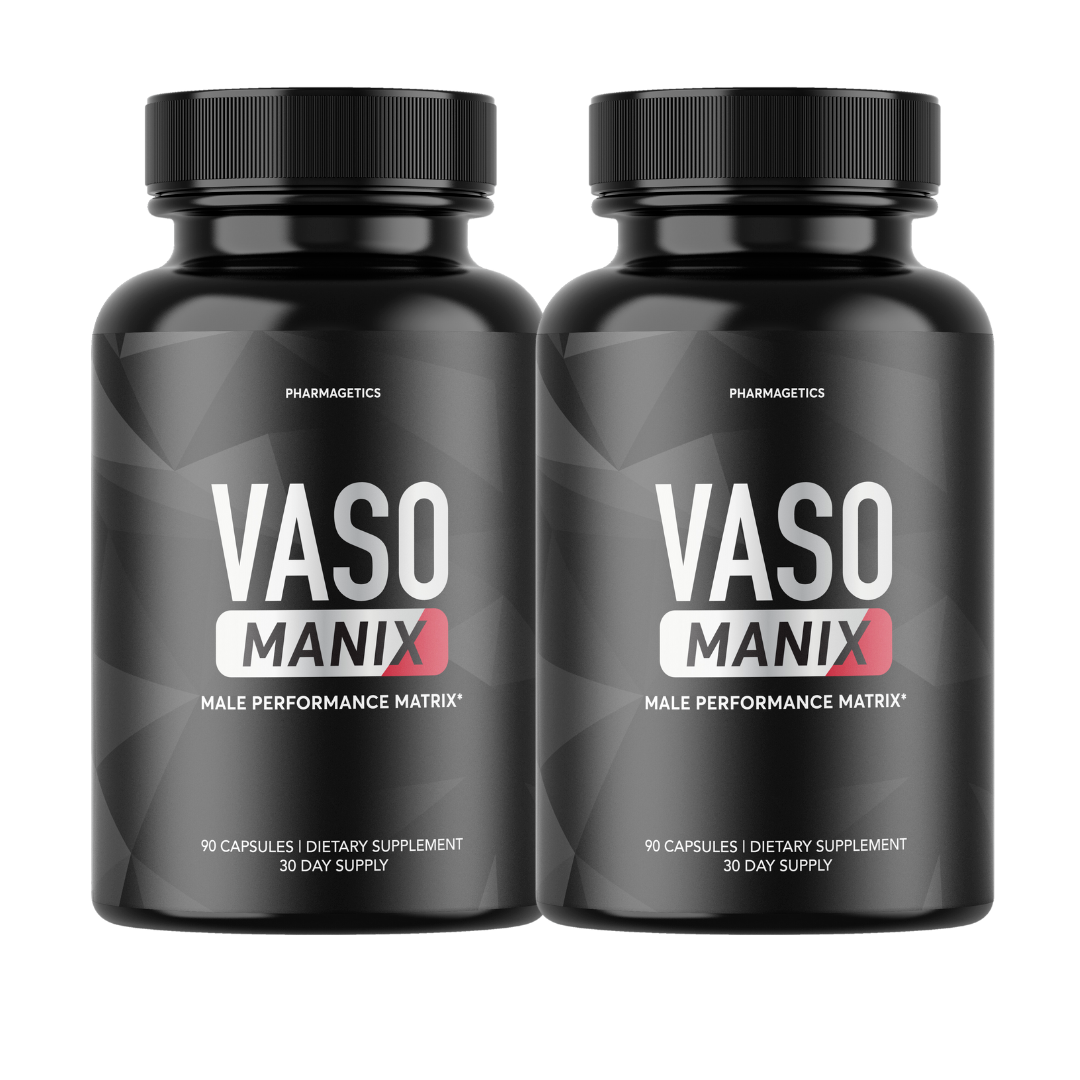 Vaso Manix Male Performace Supplement, Male Vitality - 2 Packs