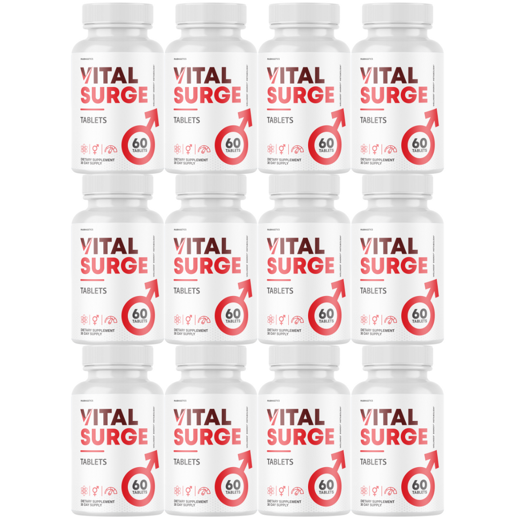 Vital Surge Male Tablets Vital Surge Testo Support Tablets - 12 Bottles