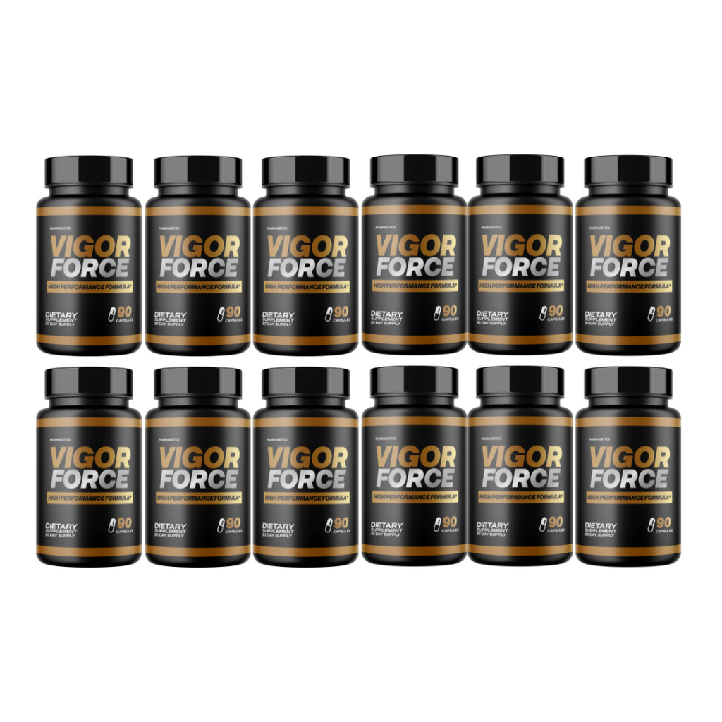 Vigor Force High Performance Formula 12 Bottles 1080 Capsules