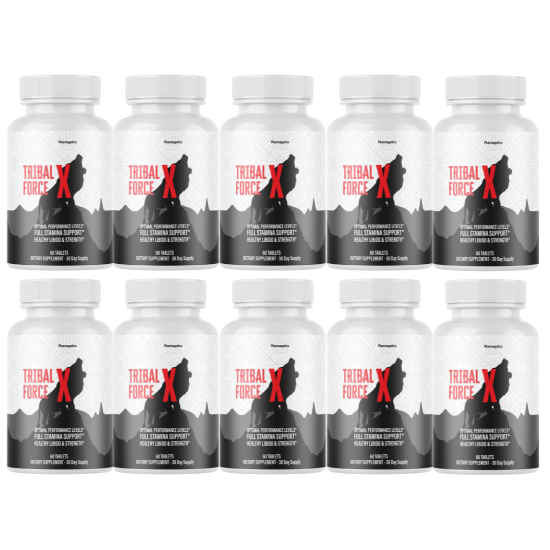 Tribal Force X Men Support Capsules, TribalForce X Pills - 10 Bottles