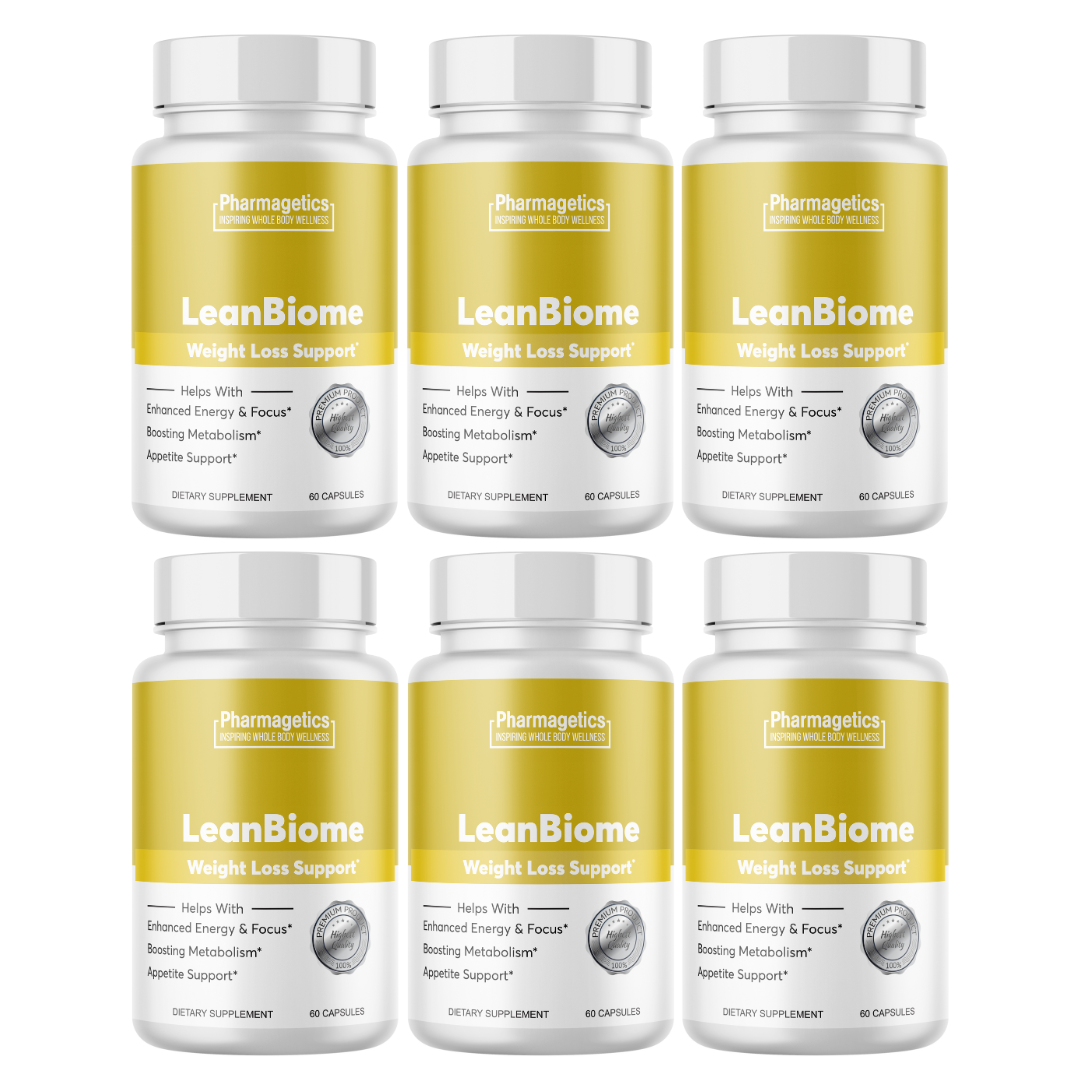 LeanBiome Weight Loss Support - 6 Bottles 360 Capsules