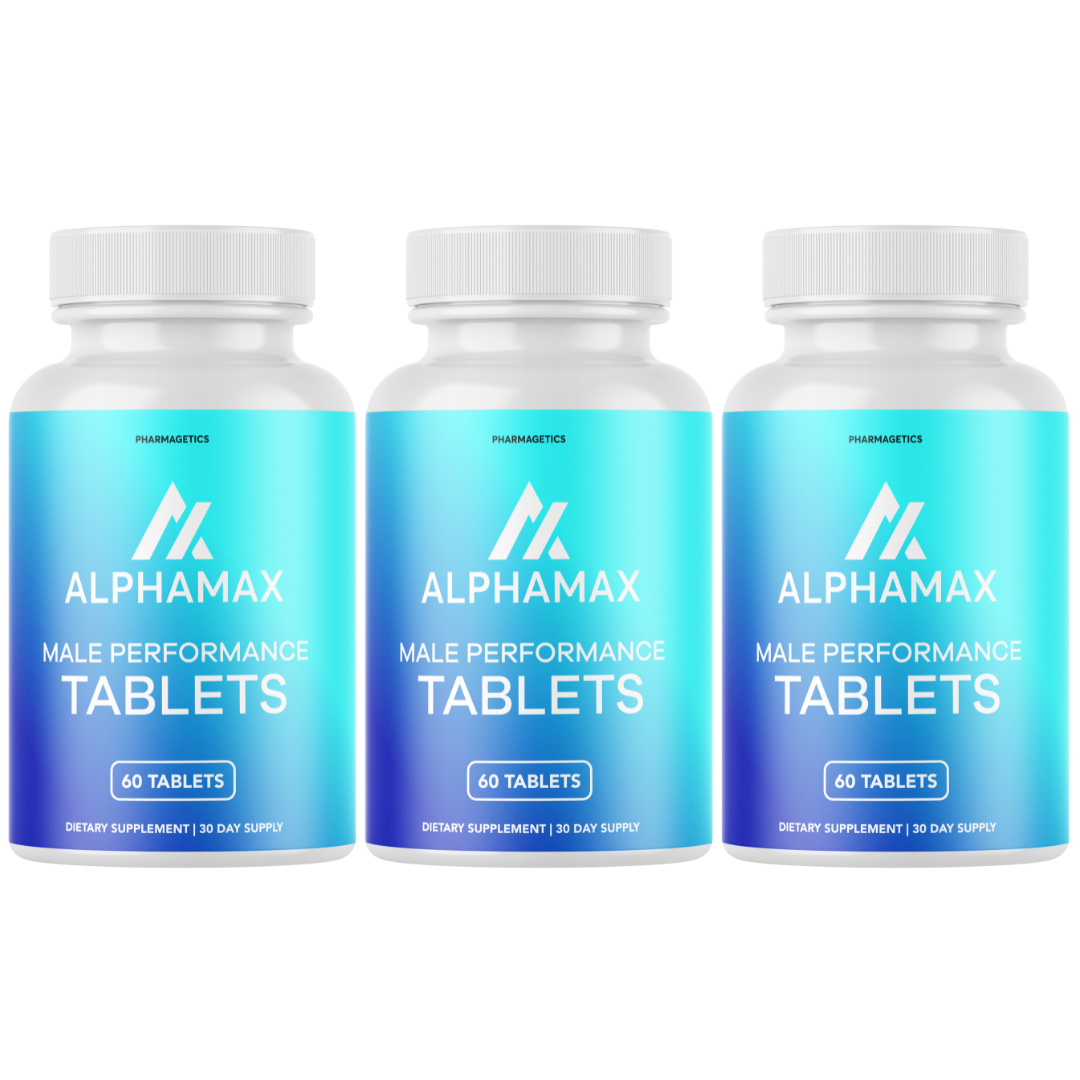 Alpha Max Tablets, Alpha Max Advanced Formula Wellness Support - 3 Bottles