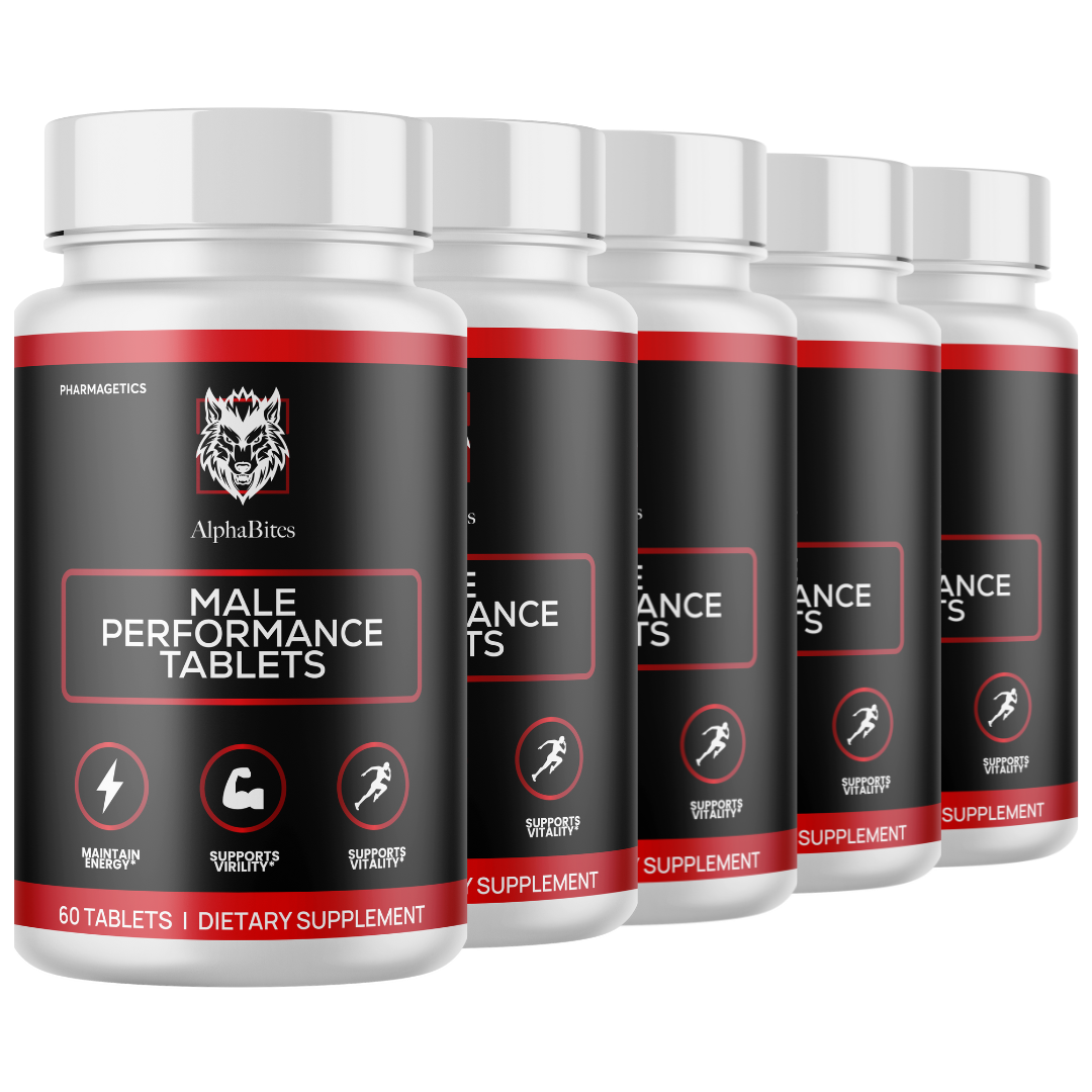 Alpha Bites - Male Enhancement Formula - 5 Bottles