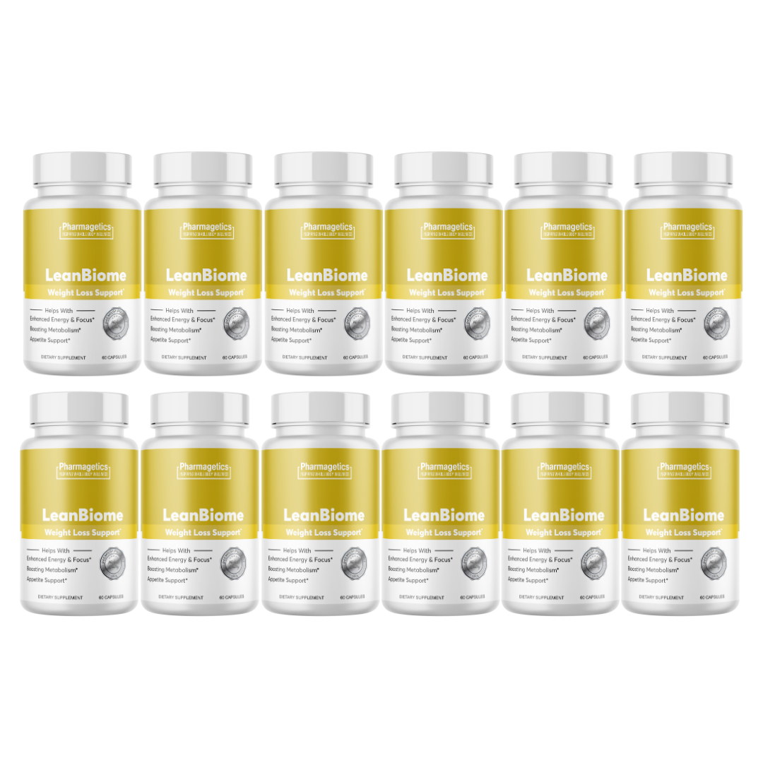 LeanBiome Weight Loss Support - 12 Bottles 720 Capsules