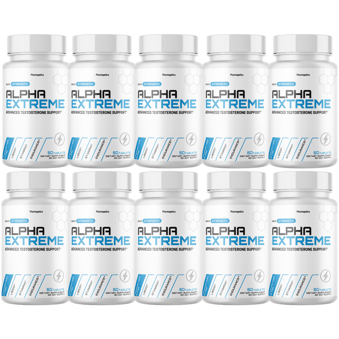Alpha Extreme Pills Advanced Support Supplement - 10 Bottles