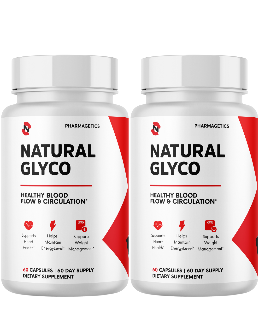 Natural Glyco Glycogen Support  NaturalGlyco Formula - 2 Packs