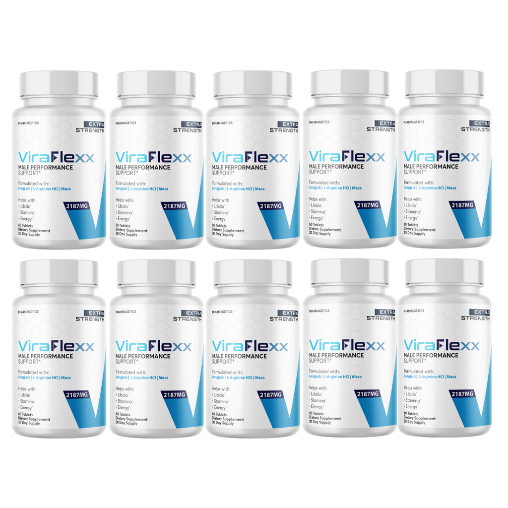 ViraFlexx Male Performance Support 10 Bottles 600 Capsules