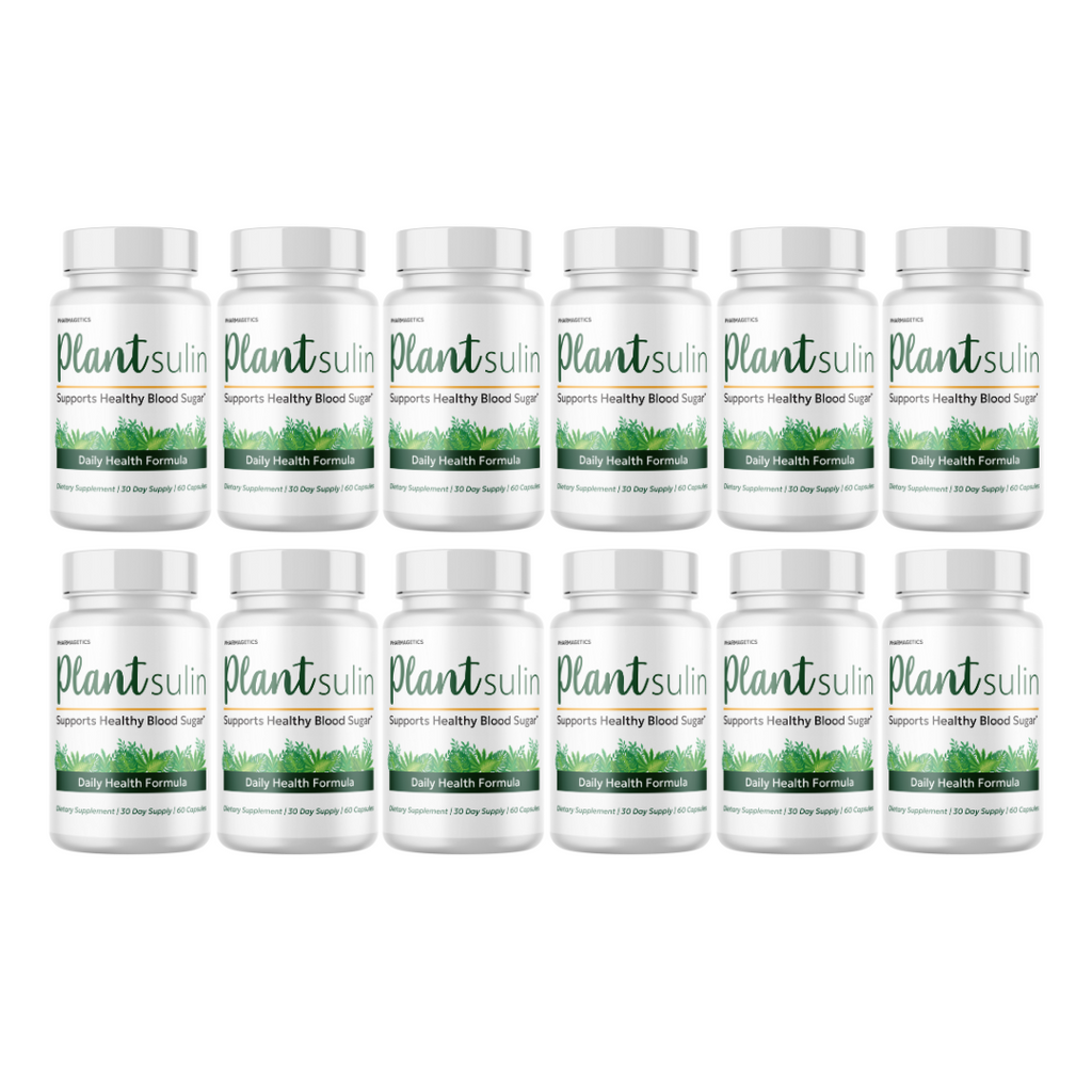 Plantsulin Supports Healthy Blood Sugar 12 Bottles 720 Capsules