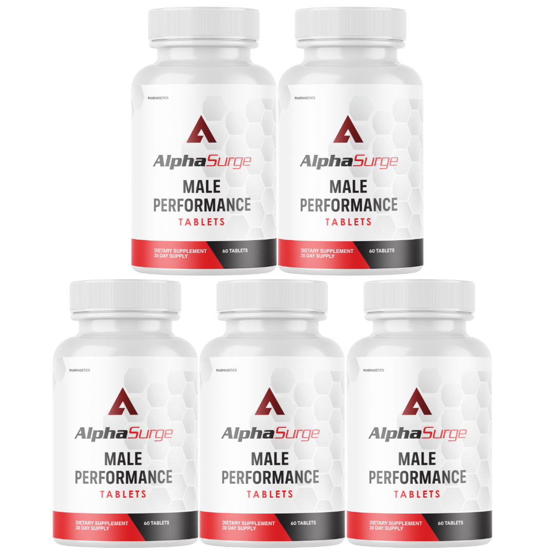 Alpha Surge for Men AlphaSurge Performance Male Support - 5 Bottles