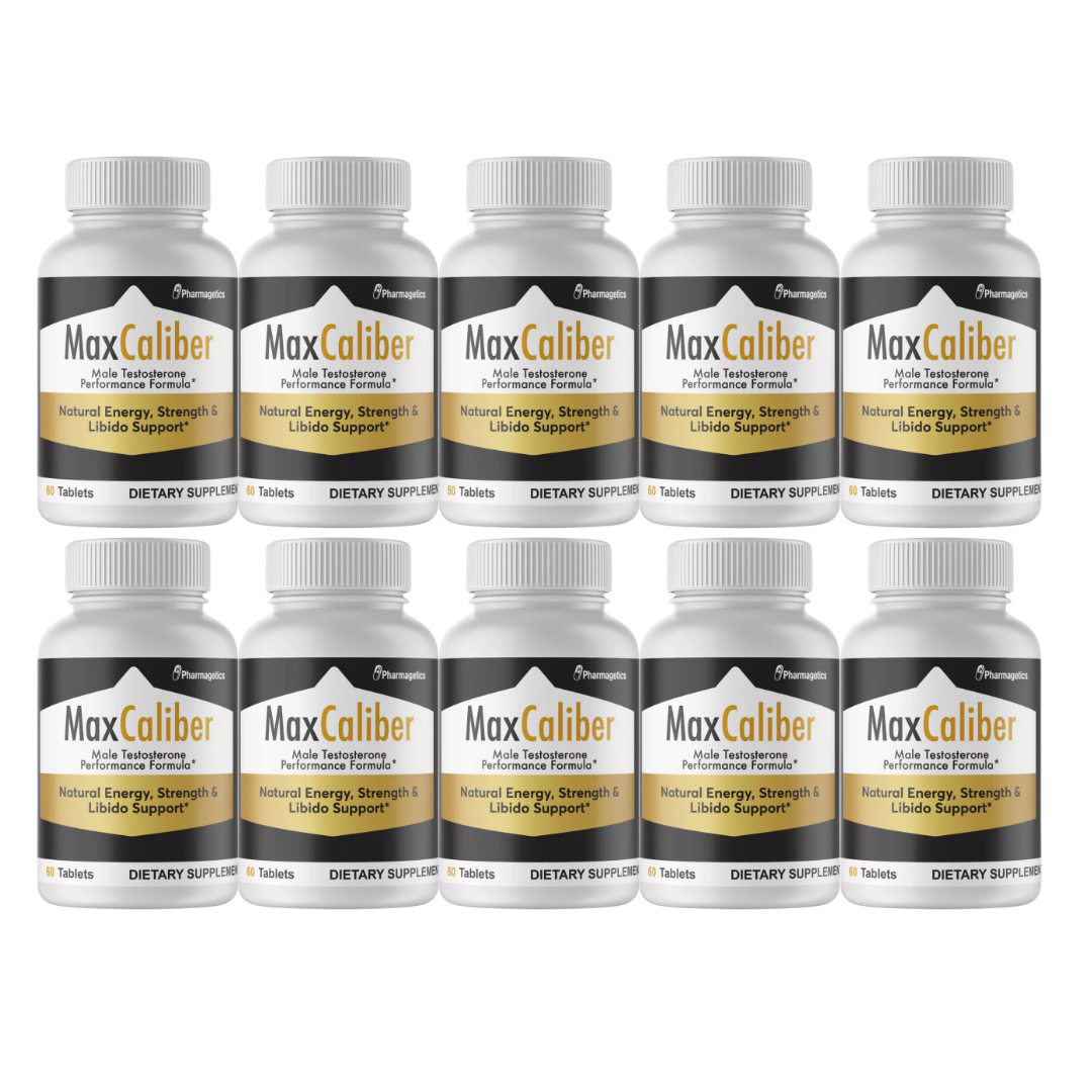 Max Caliber Supplement Male Performance Booster Pills For Men - 10 Bottles