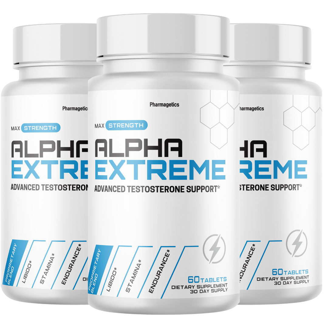 Alpha Extreme Pills Advanced Support Supplement - 3 Bottles