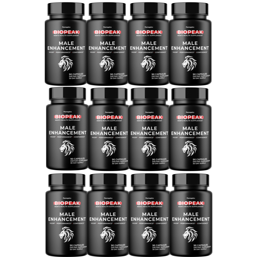 Biopeak For Men  Advanced Formula Male Support Pills - 12 Bottles