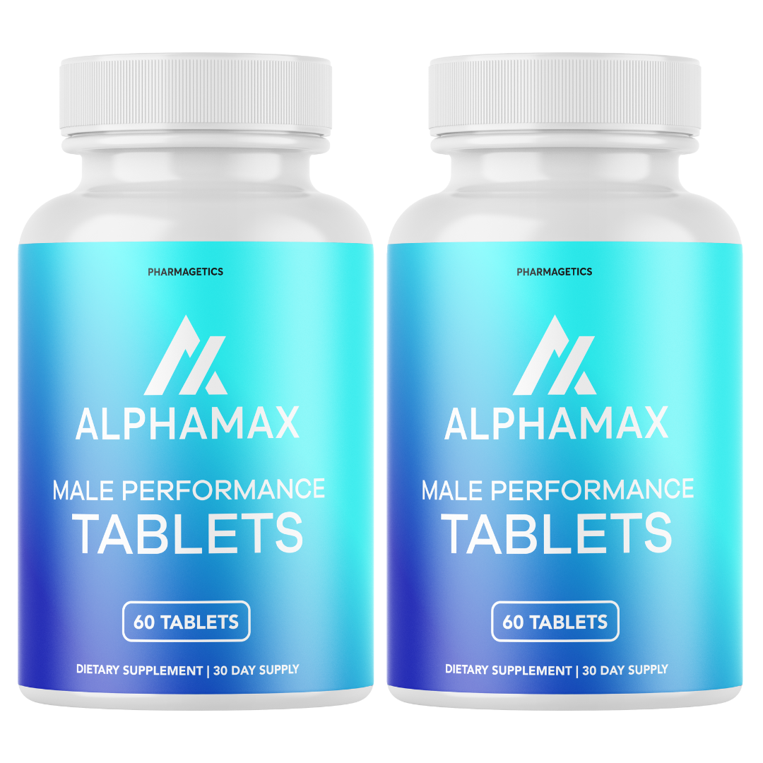 Alpha Max Tablets, Alpha Max Advanced Formula Wellness Support - 2 Bottles