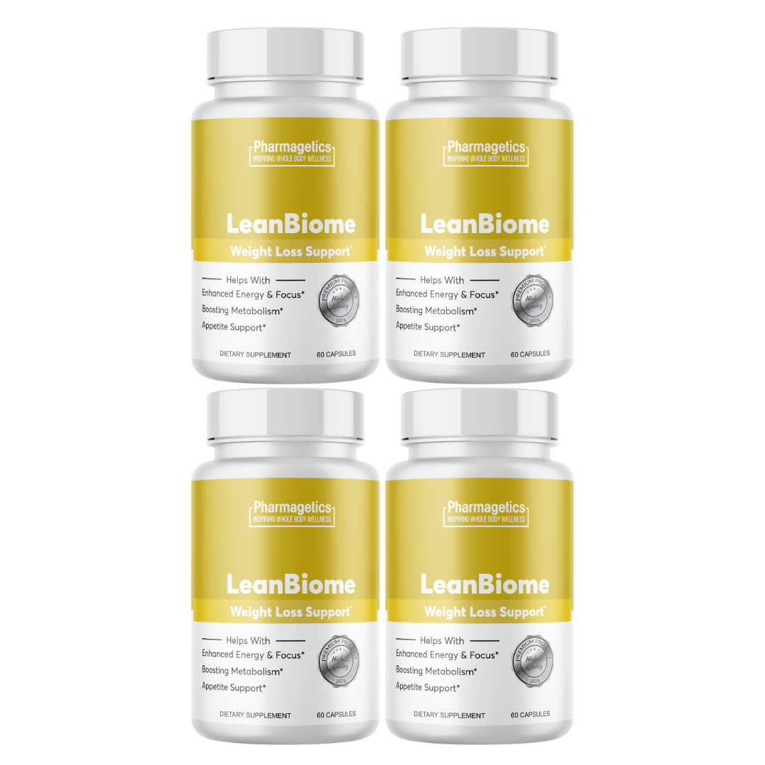 LeanBiome Weight Loss Support - 4 Bottles 240 Capsules