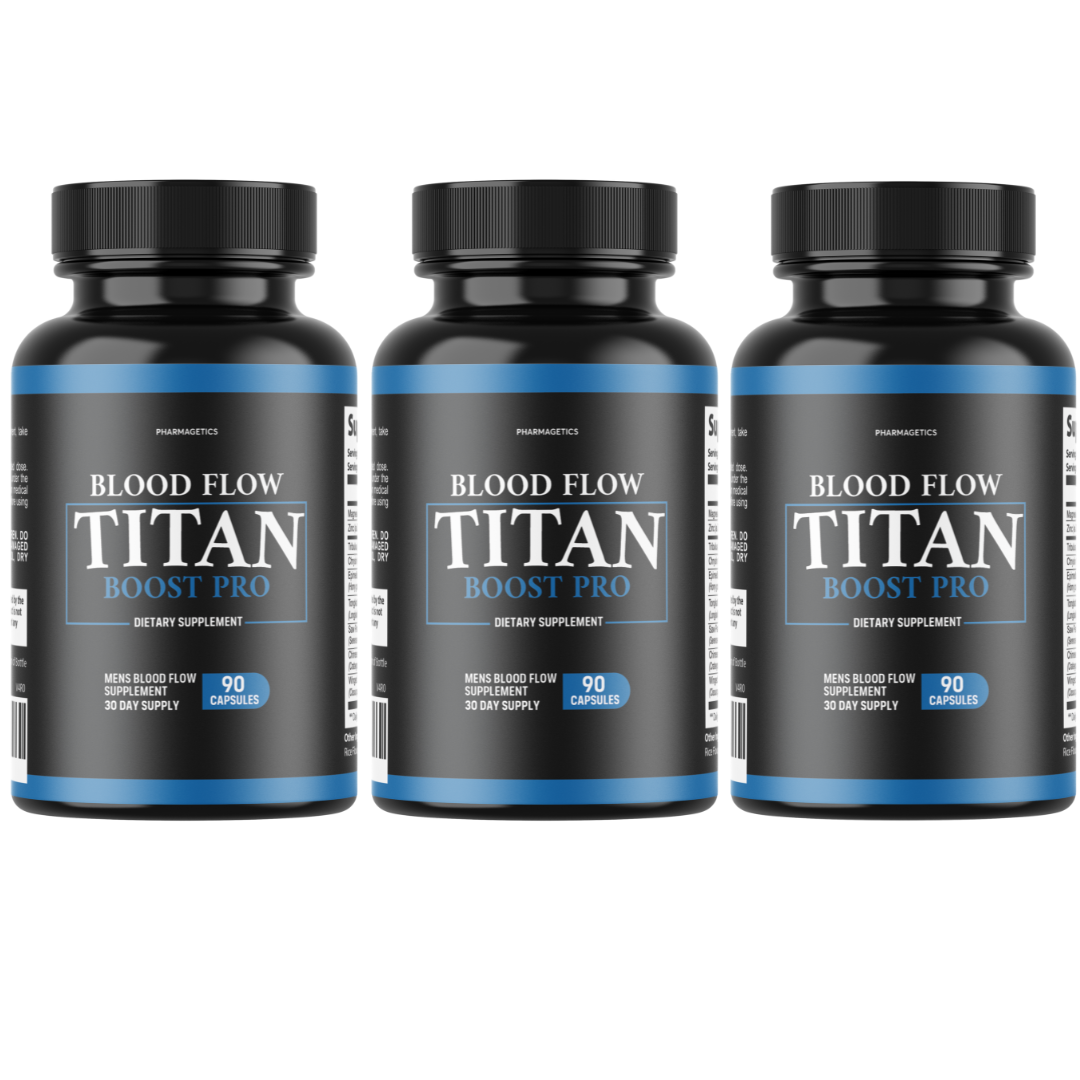 Blood Flow Titan Boost Pro - 3 Pack