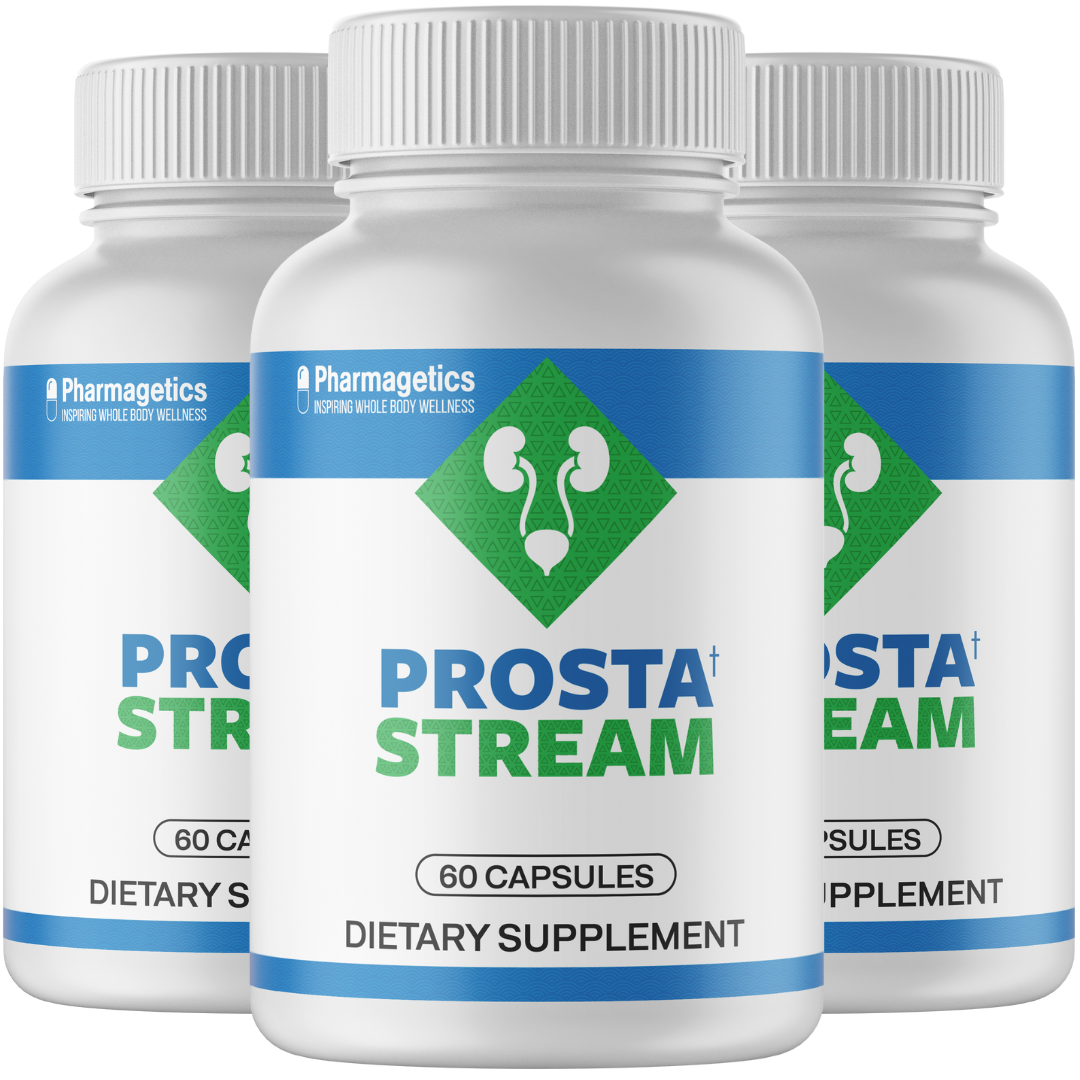 (3 Bottles) ProstaStream - Prosta Stream, Prostate Support Supplement 60 Caps