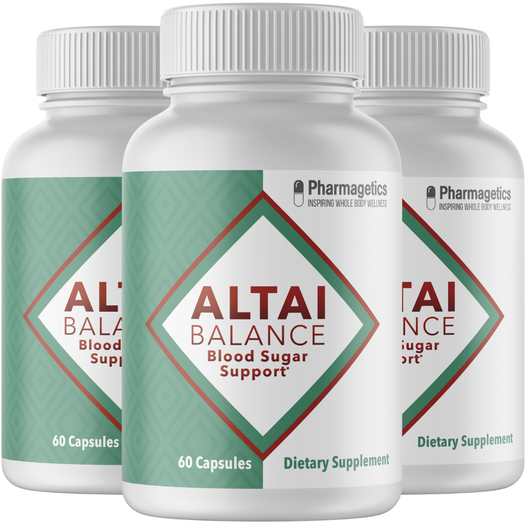 3 Bottles Altai Balance Supports Blood Sugar, Glucose Metabolism 60 Capsules