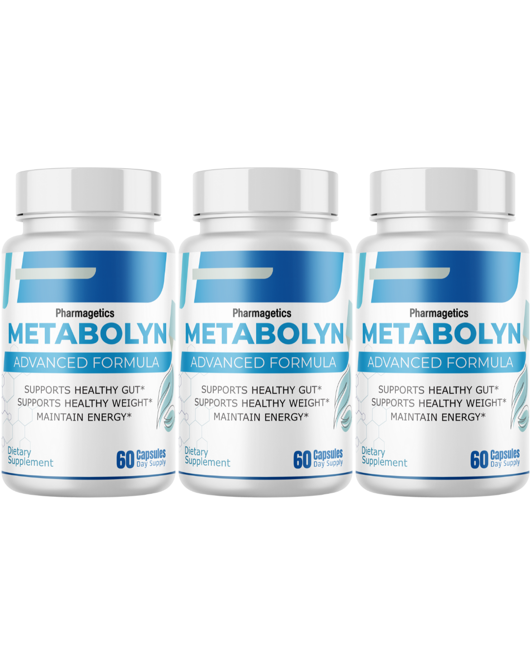 Metabolyn Advanced Formula For Gut Health & Weight Management 3 Bottles