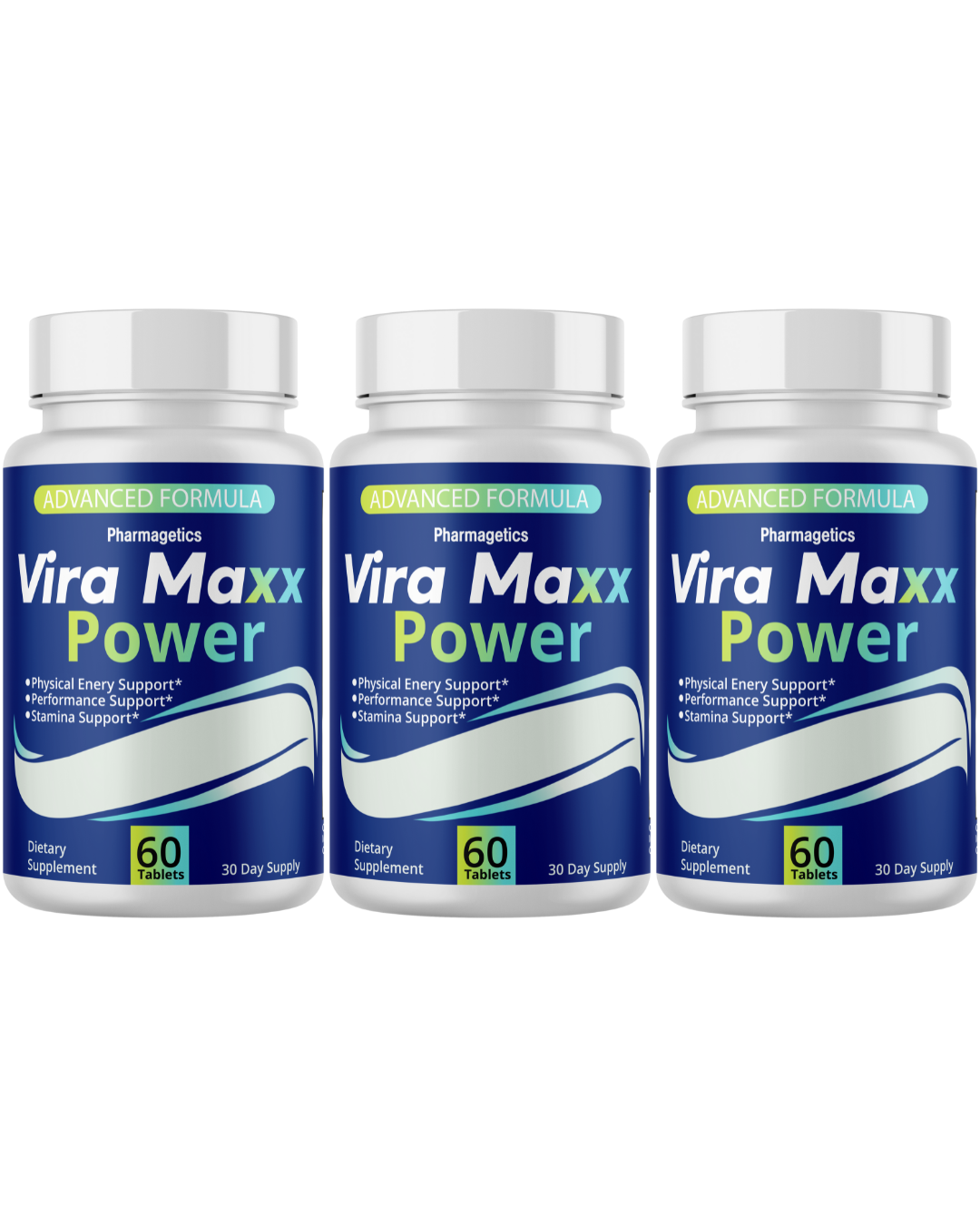 Vira Maxx Power Supports Male Physical Energy & Performance 3 Bottles