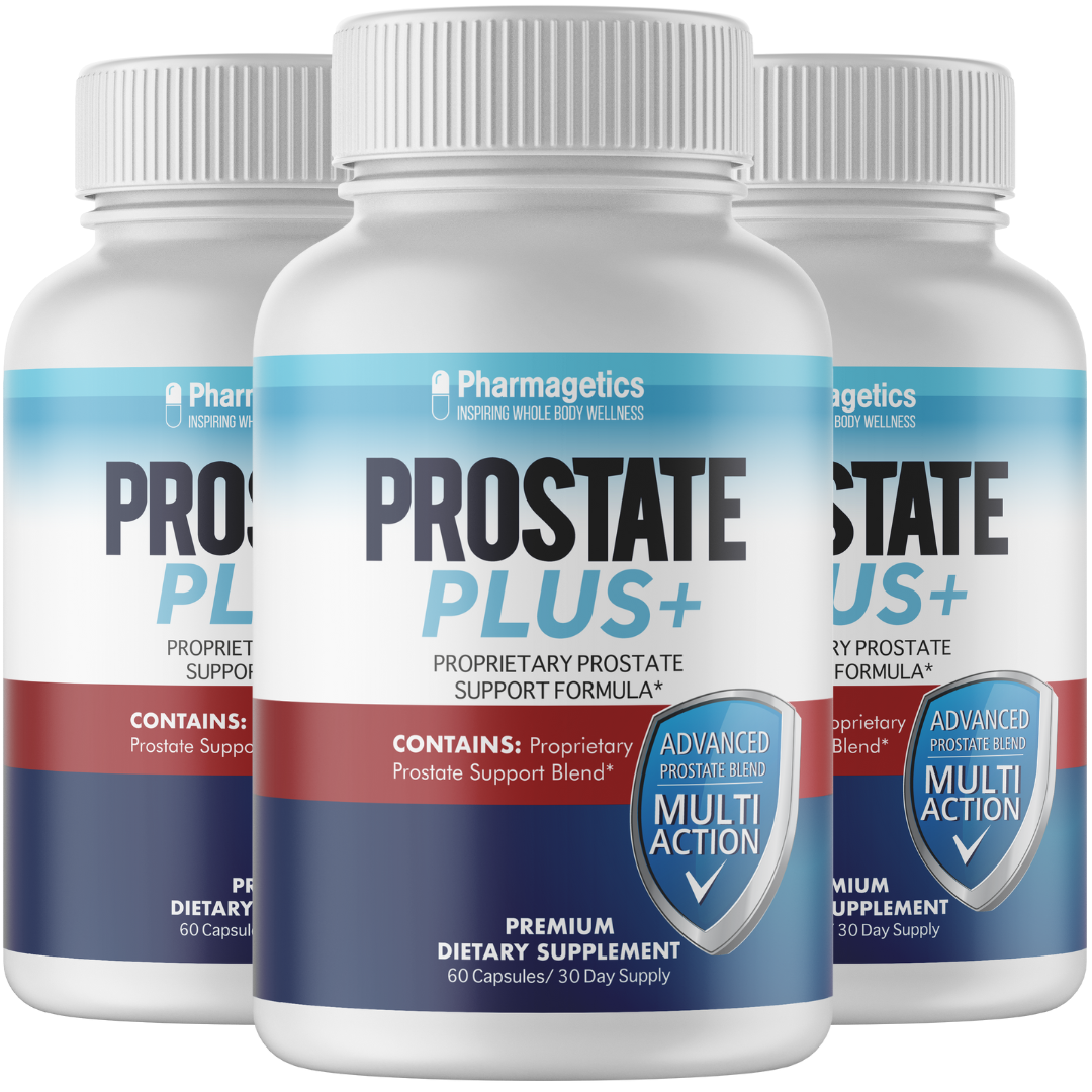 3 Bottles Prostate Plus+ Proprietary Prostate Support Formula 60 Capsules x3