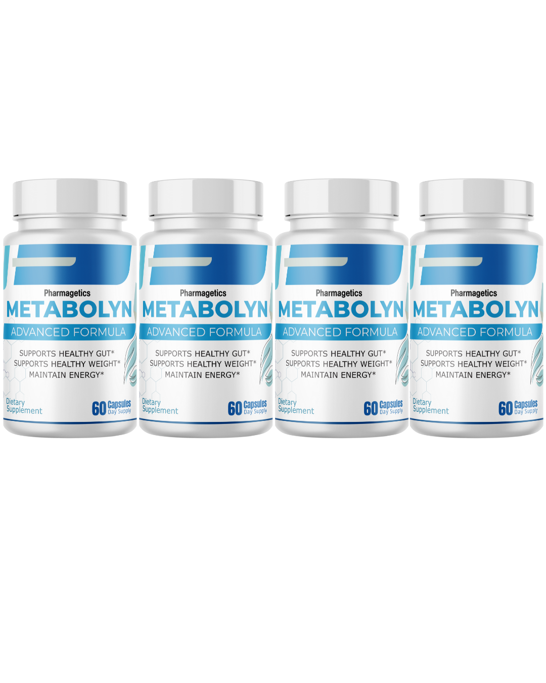 Metabolyn Advanced Formula For Gut Health & Weight Management 4 Bottles