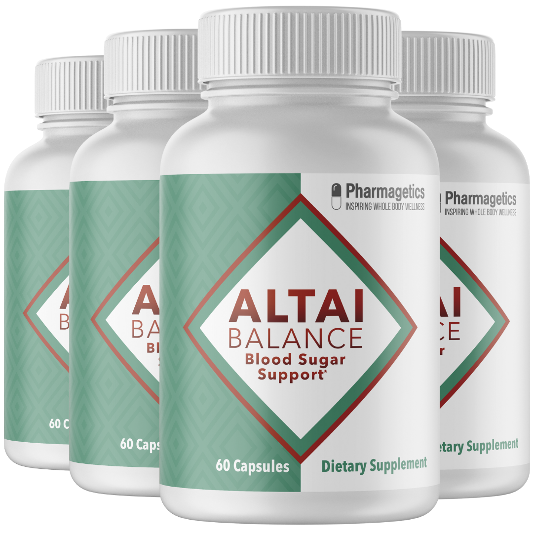 4 Bottles Altai Balance Supports Blood Sugar, Glucose Metabolism 60 Capsules