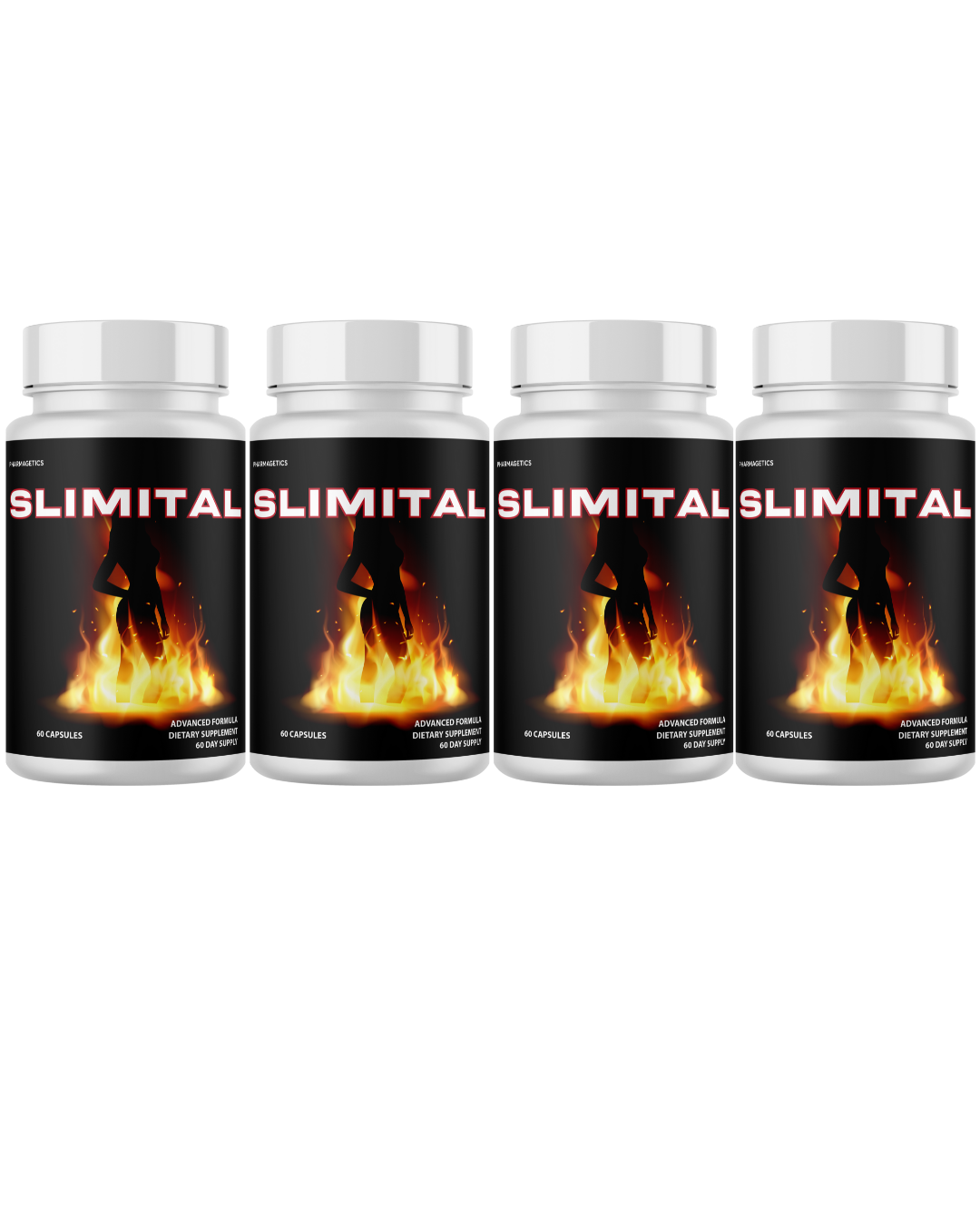 Slimital Advanced Formula For Weight Loss & Weight Management  4 Bottles