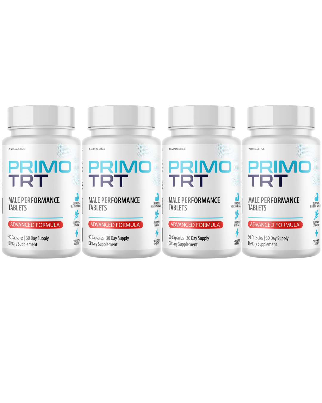 Primo TRT  Men Supplement For Muscle Health & Stamina Support  4 Bottles