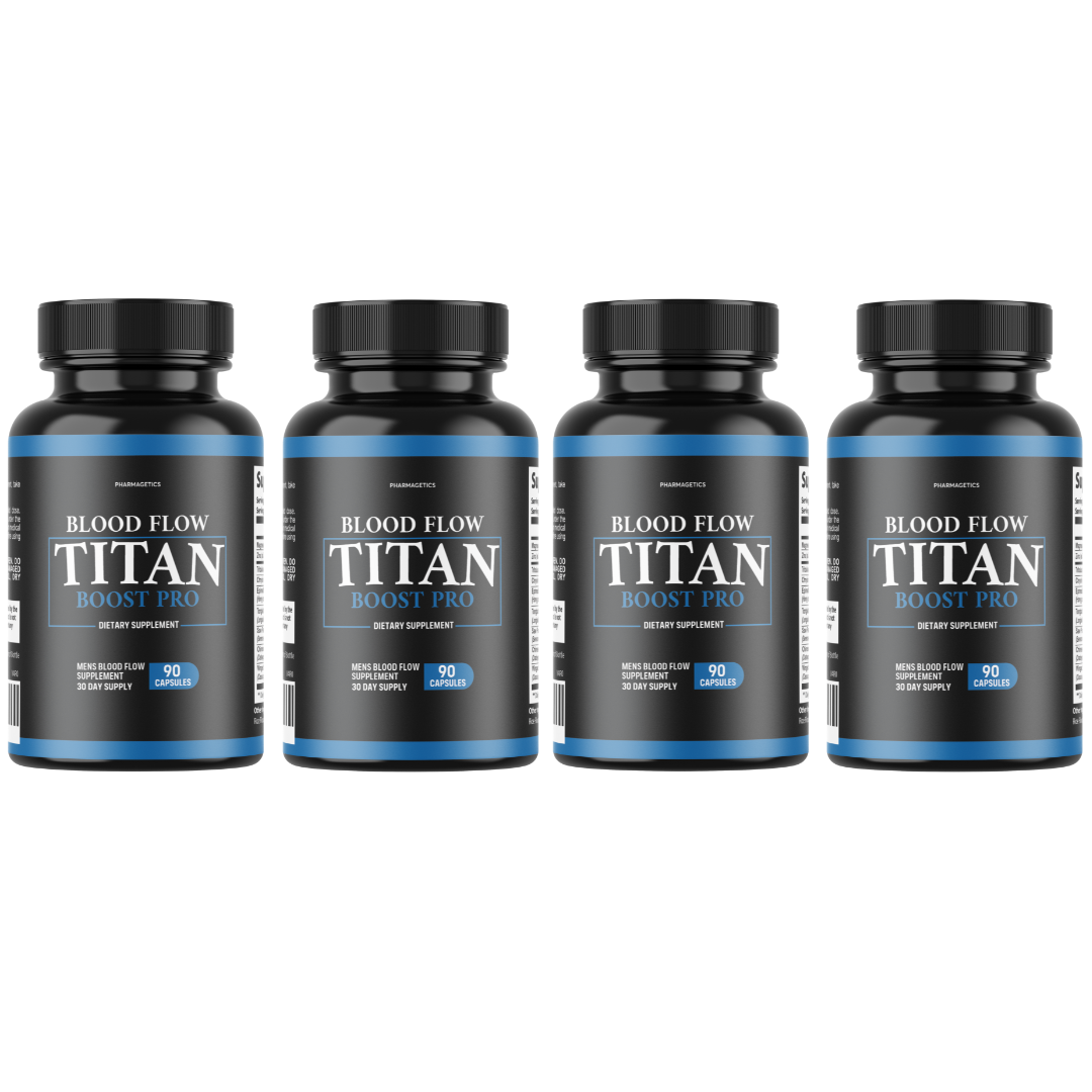 Blood Flow Titan Boost Pro  - 4 Pack