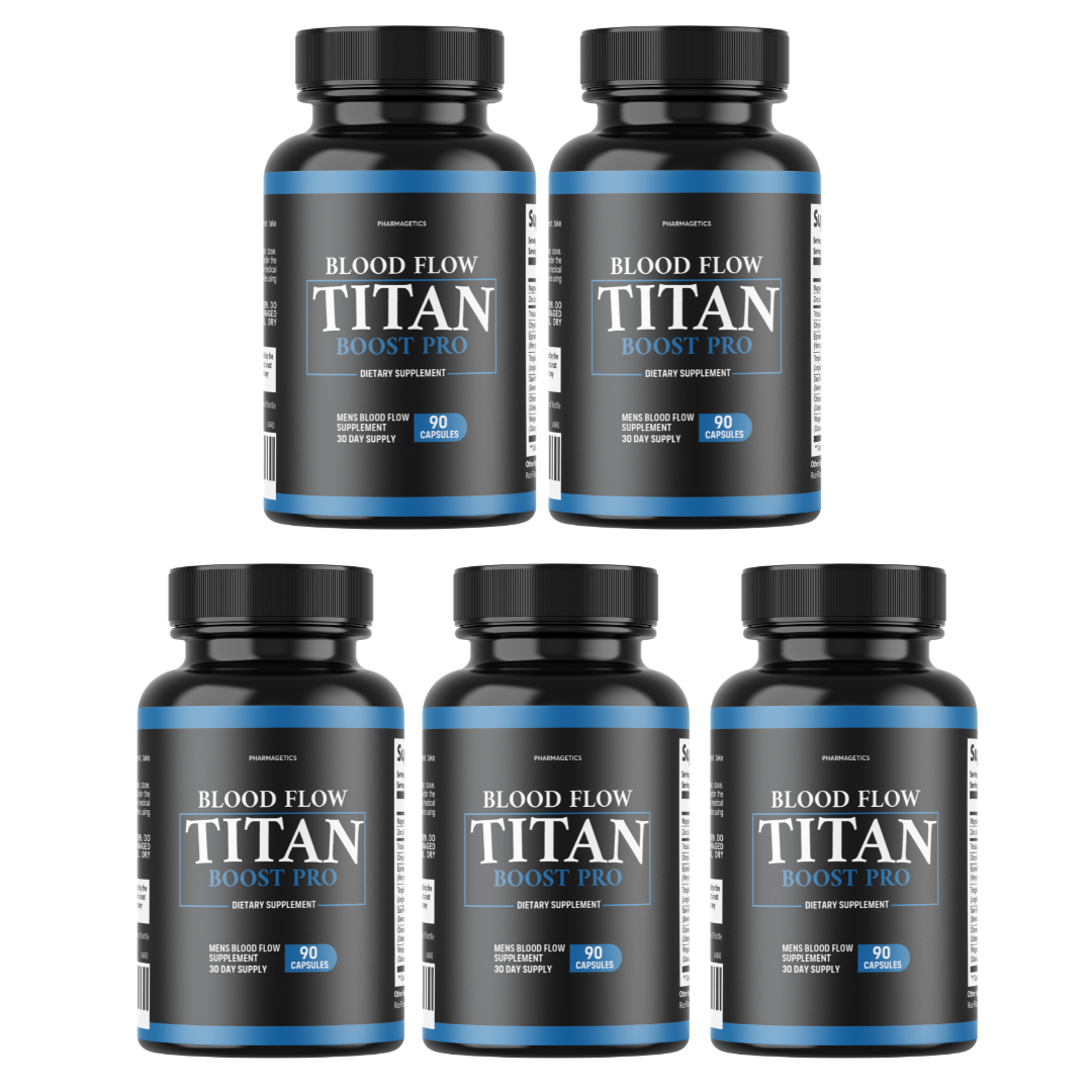 Blood Flow Titan Boost Pro - 5 Pack