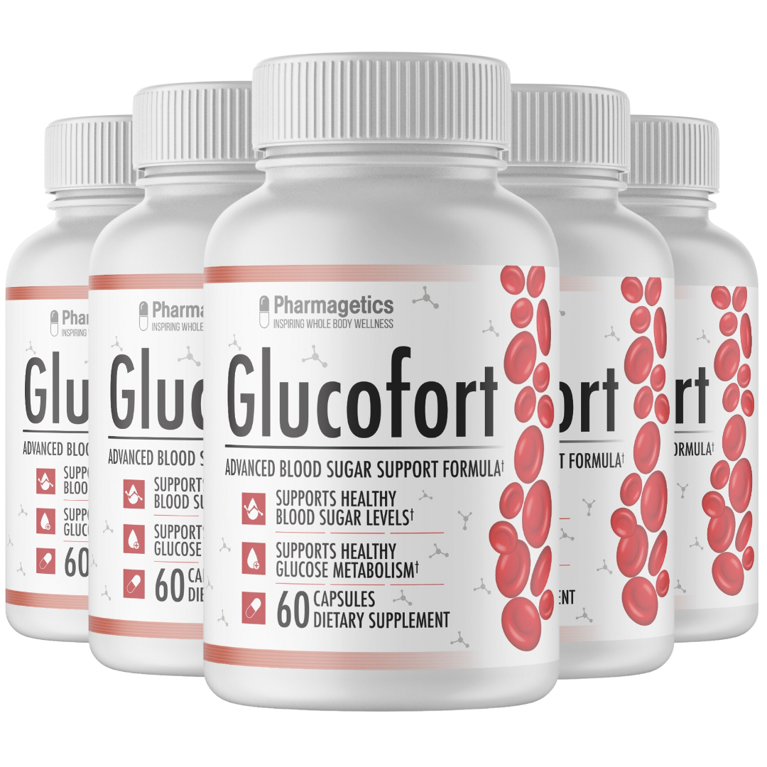 GlucoFort Advanced Blood Sugar Support Formula 5 Pack