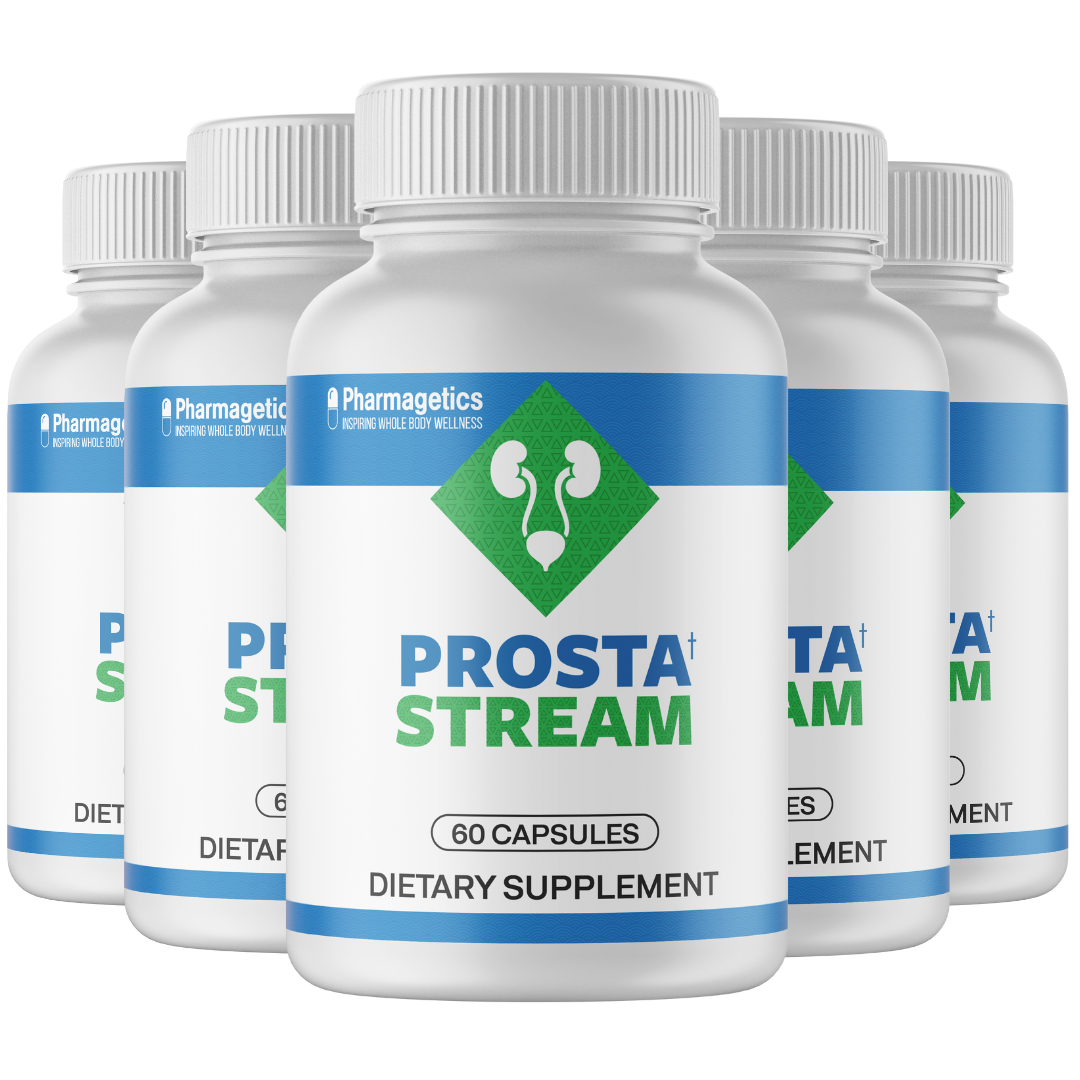 (5 Bottles) ProstaStream - Prosta Stream, Prostate Support Supplement 60 Caps