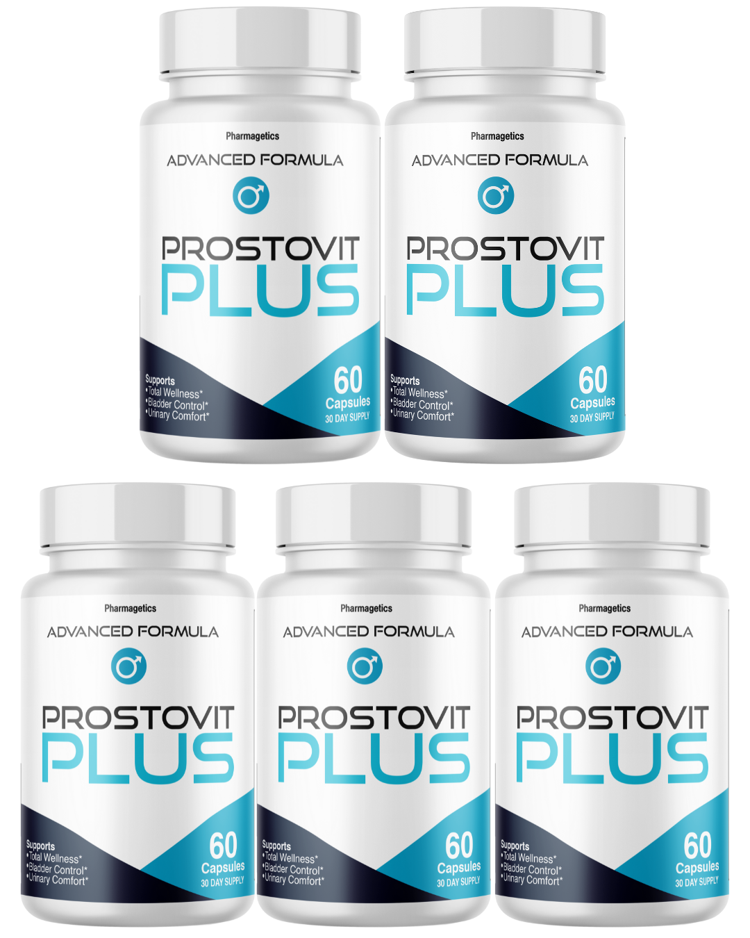Prostovit Plus Bladder & Urinary Comfort Support Supplement  5 Bottles