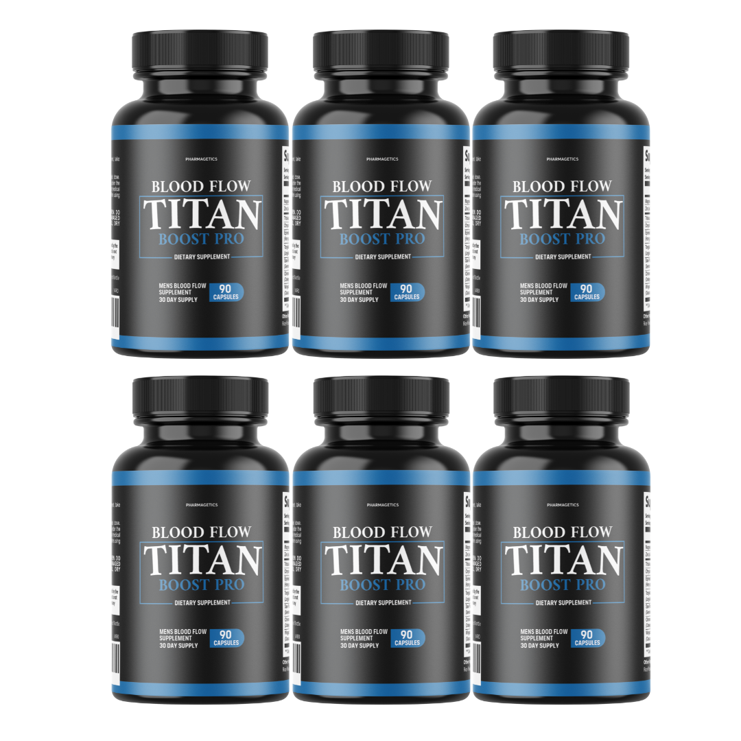 Blood Flow Titan Boost Pro - 6 Pack