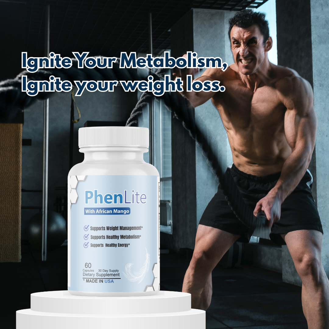 PhenLite Advanced Fat Burning Supplement, Healthy Metabolism 10 Pack