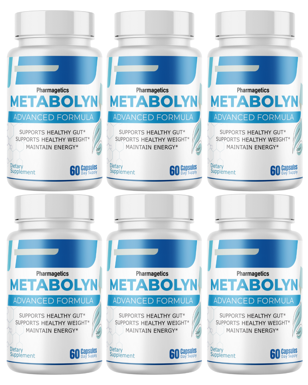 Metabolyn Advanced Formula For Gut Health & Weight Management 6 Bottles