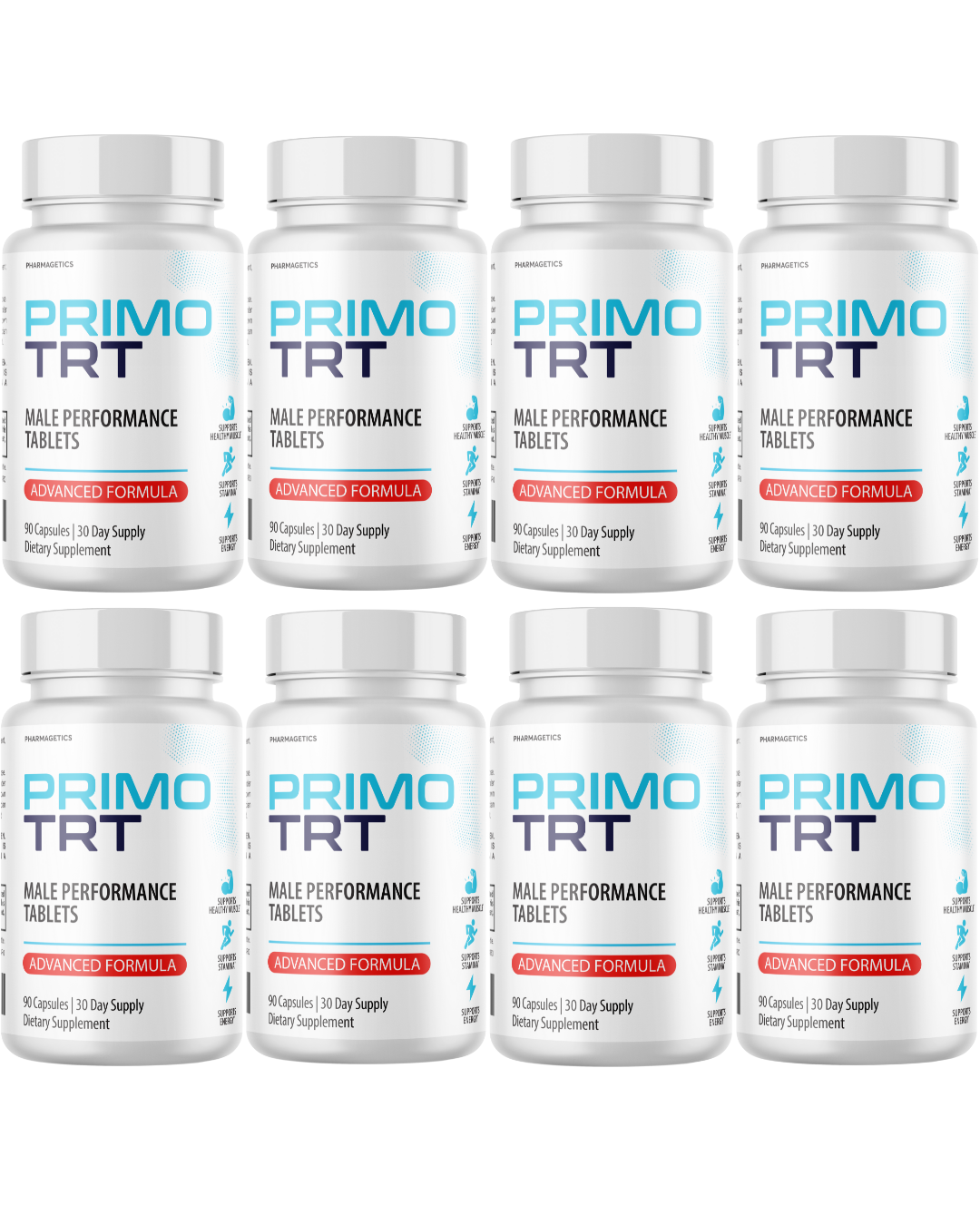 Primo TRT  Men Supplement For Muscle Health & Stamina Support  8 Bottles