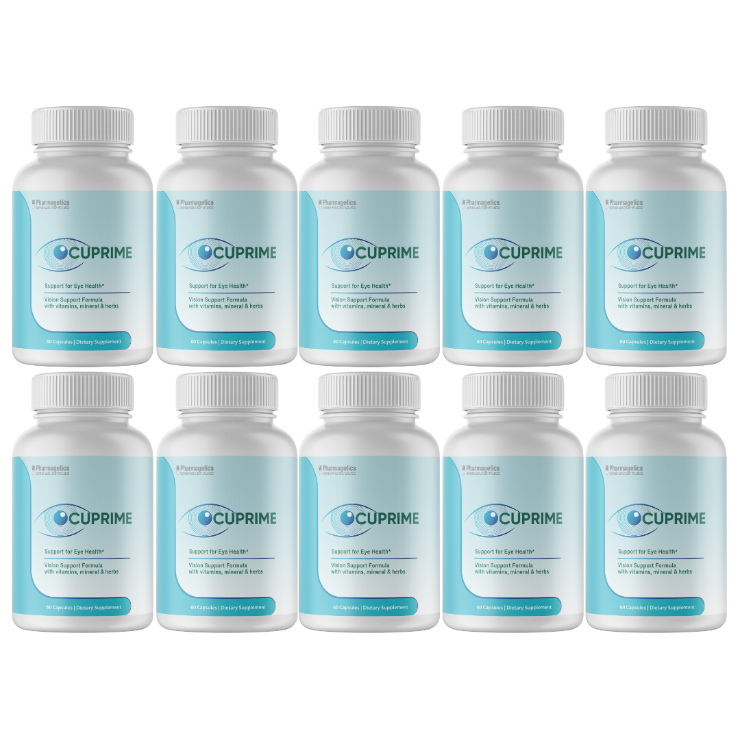 Ocuprime for Eyes Supplement Advanced Vision Support 10 Bottles (600 Capsules)