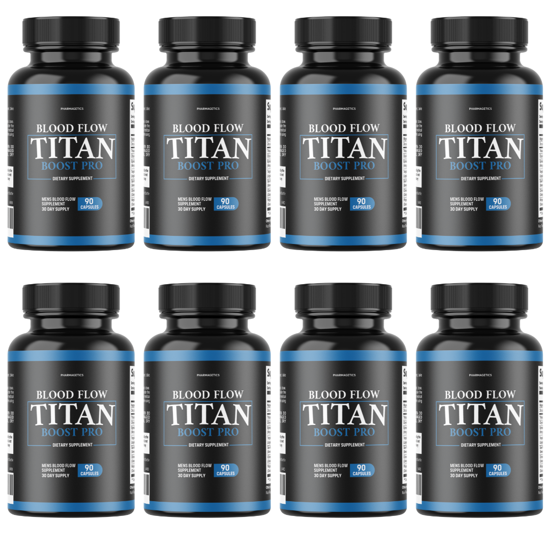 Blood Flow Titan Boost Pro - 8 Pack