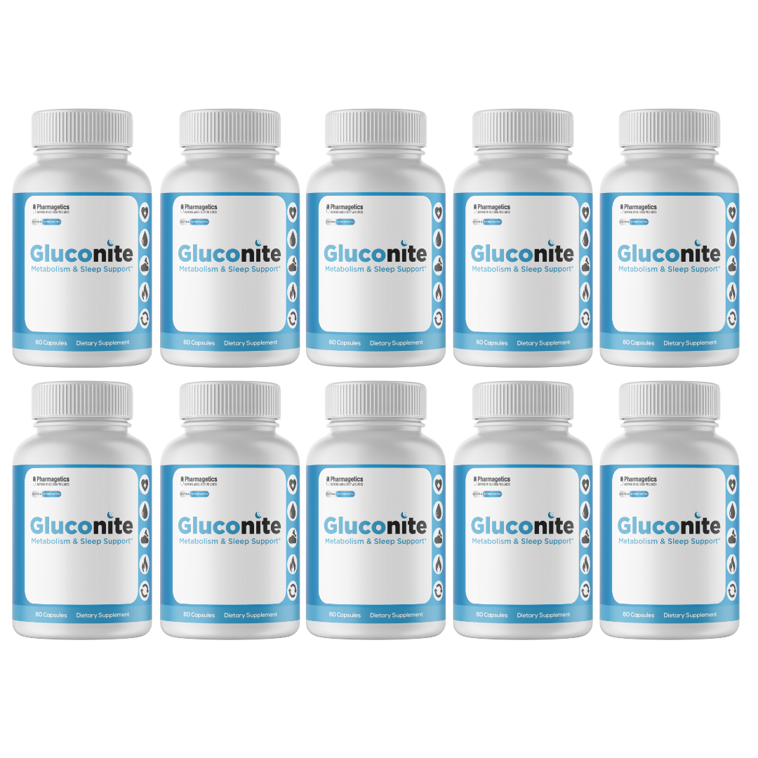 12 Bottles GlucoNite 720 capsules