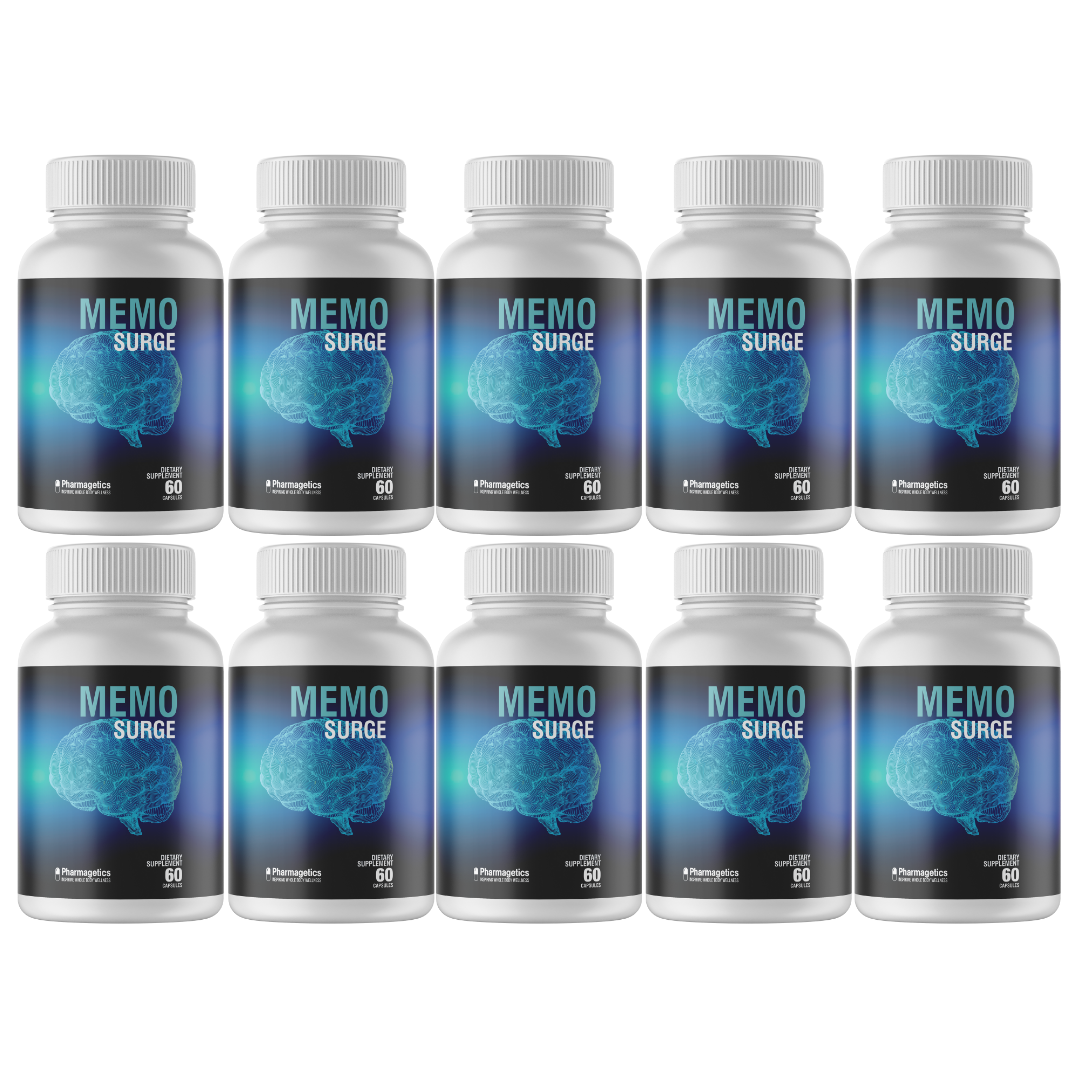 Memo Surge 10 Bottles 600 Capsules