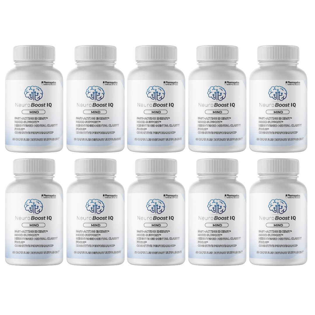 12 Bottles NeuroBoost IQ Nootropic Technologies Brain Booster, Focus