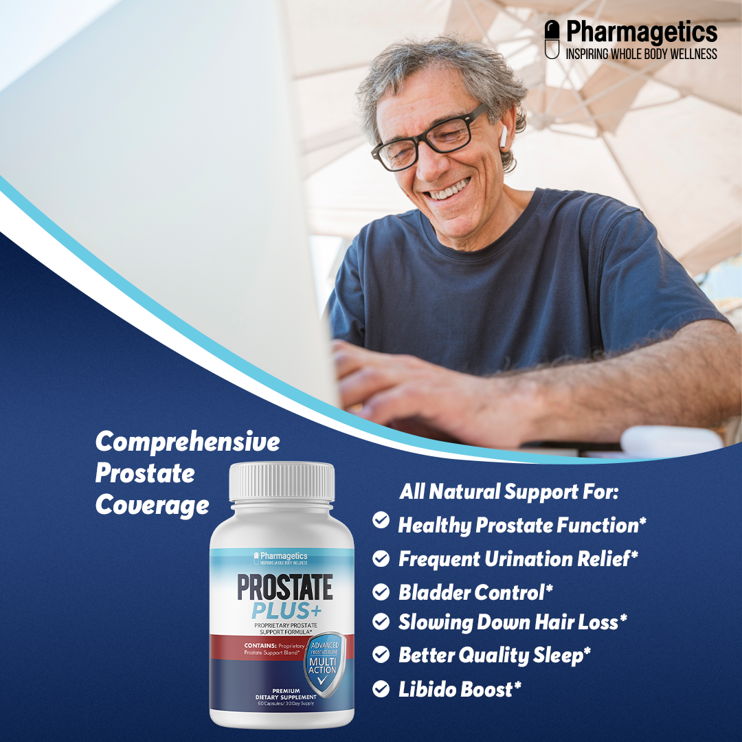 Prostate Plus+ Prostate Support Formula - Proprietary Blend - 10 Bottl ...