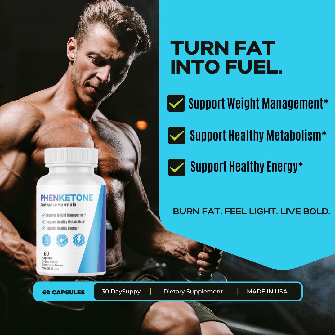 Phenketone  Weight Management Support, Fat Loss Formula 60 Capsules