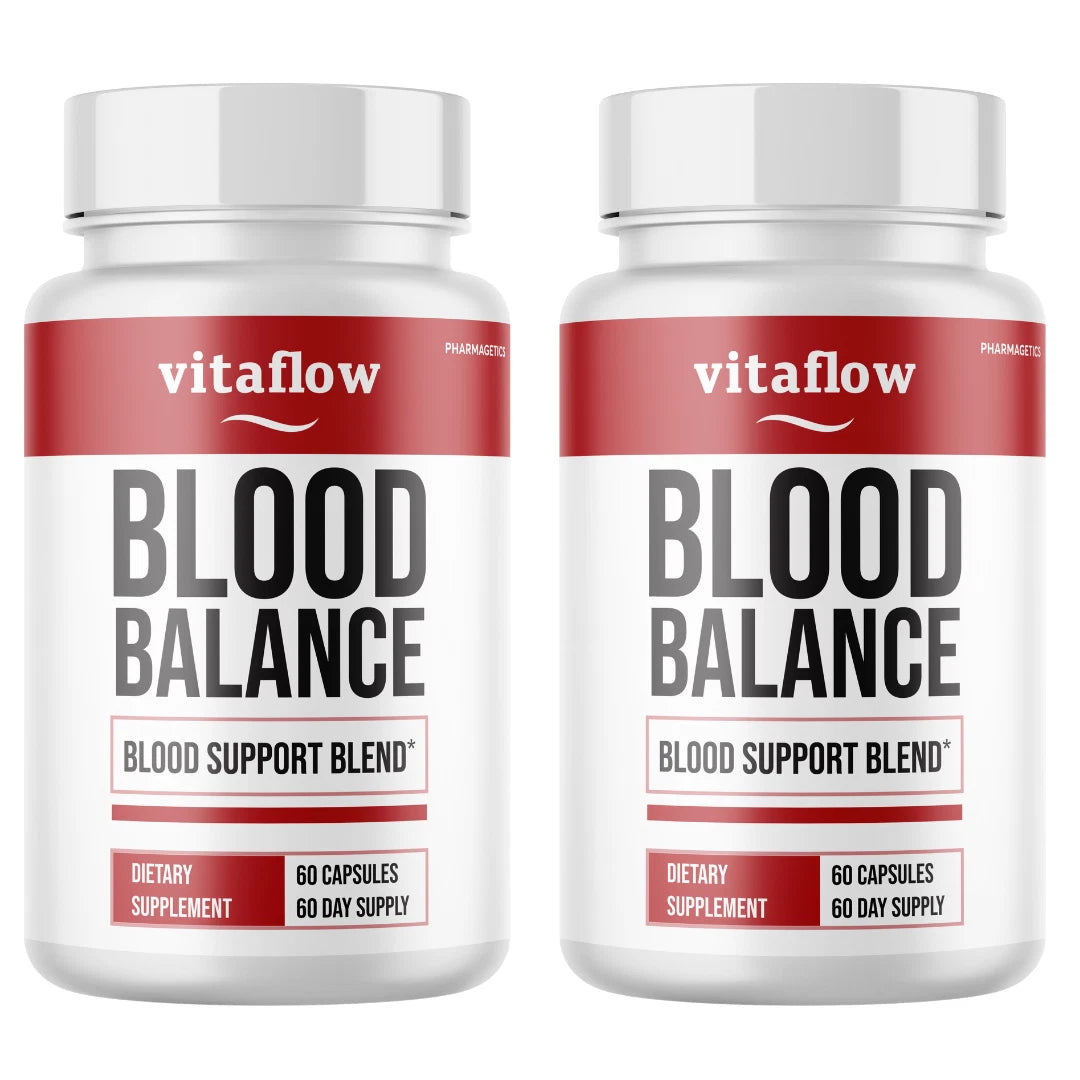 VitaFlow Blood Balance Capsules, Vita Flow Glycogen Support- 2 Packs