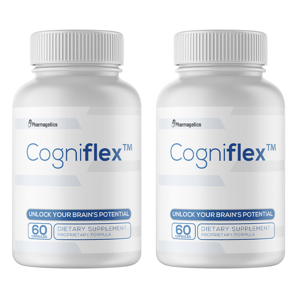 2 COGNIFLEX Mind Cognitive Brain Booster 60 Capsules 120 Capsules - 2 Bottles