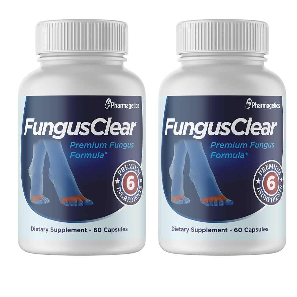 2 Bottles Fungus Clear Premium Formula  FungusClear Nails 60 Capsules x 2